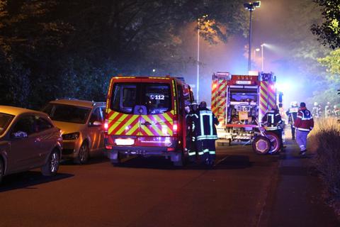 Brand in Mainz-Weisenau. Foto: Stadtverwaltung Mainz