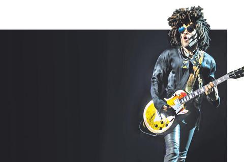 Rocker durch und durch: Lenny Kravitz. Foto: Rudolf Uhrig  Foto: Rudolf Uhrig