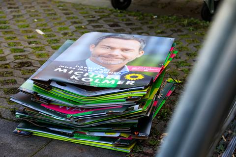 Aus und vorbei: Flyer aus dem OB-Wahlkampf der Grünen.