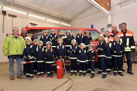 Die Freiwillige Feuerwehr Sonderbach hat eine neue Bambini-Gruppe. Foto: Dagmar Jährling