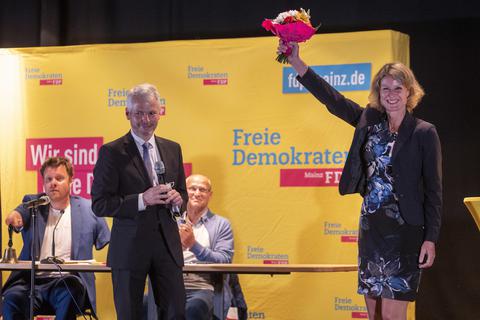 Almut Rusbüldt hat den Kampf um die neue Mainzer FDP-Spitze für sich entschieden. Foto: hbz/Stefan Sämmer