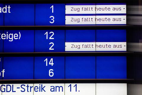 Die Lokführergewerkschaft GDL hat ihre Mitglieder zum Streik bei der Deutschen Bahn aufgerufen. Foto: dpa
