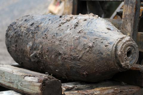 Im Frankfurter Stadtteil Bockenheim wurde am Montagnachmittag eine 500-Kilogramm schwere Weltkriegsbombe entdeckt. Jetzt wurde sie erfolgreich entschärft. Archivfoto: Uwe Zucci