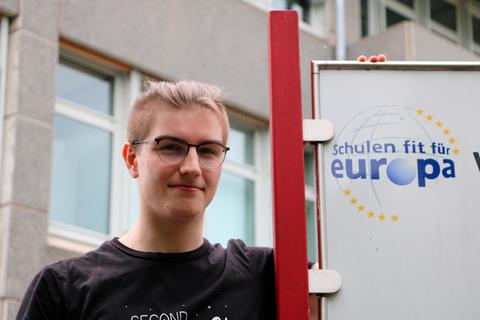 Mika Schatz, Schüler der Werner-von-Siemens-Schule in Wetzlar, ist Landesschulsprecher in Hessen.  Foto: Jörgen Linker 