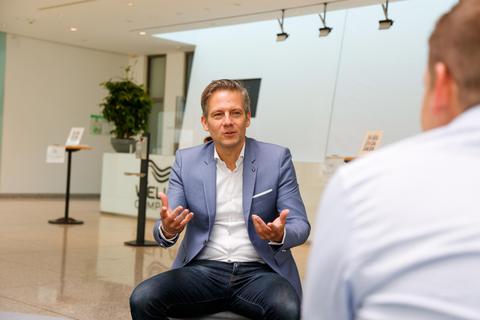 Henrik Haverkamp ist neuer General Manager der Wella-Company in Darmstadt an der Berliner Allee. Foto: Guido Schiek