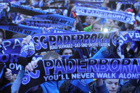 Die Euphorie in Paderborn ist groß - und auch sonst erinnert vieles an das erste Bundesligajahr von Mainz 05. Archivfoto: dpa