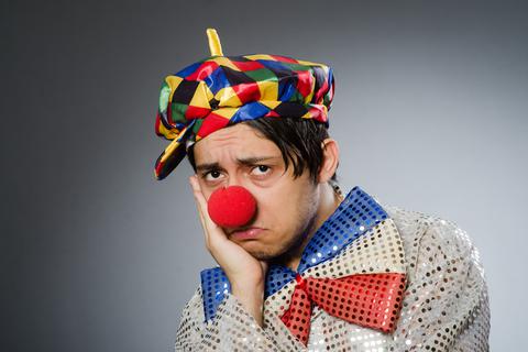Ein trauriger Clown. Foto: Elnur - stock.adobe
