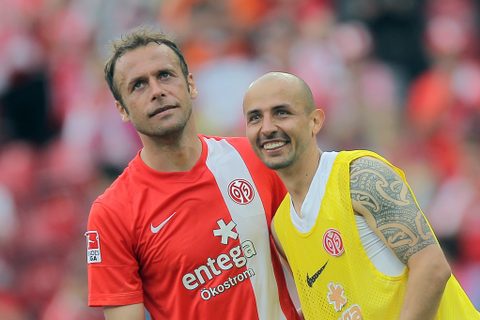 Zwei verlässliche Konstanten in den vergangenen Mainzer Erstliga-Jahren: Kapitän Nikolce Noveski (l.) und Elkin Soto. Foto: dpa