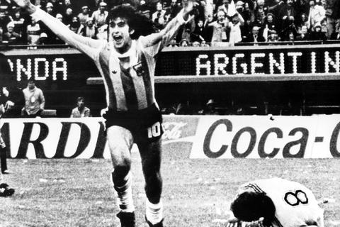 Mario Kempes wurde beim ersten WM-Titel Argentiniens in der Heimat auch Torschützenkönig. Archivfoto: dpa
