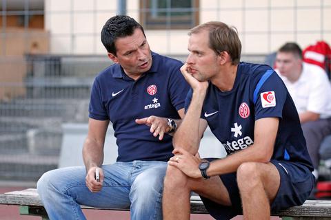 Beförderte Thomas Tuchel zum Profitrainer: Mainz-05-Sportvorstand Christian Heidel (links).
