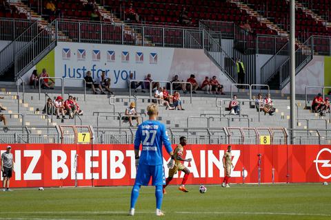 Der nächste Auftritt kann kommen: Am Samstag erwarten Robin Zentner und Co. Zweitligist SV Sandhausen und bis zu 250 Fans. Foto: Lukas Görlach