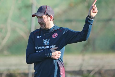 Rundherum zufrieden mit dem bisherigen Verlauf des Trainingslagers: Mainz 05-Trainer Sandro Schwarz Foto: rscp