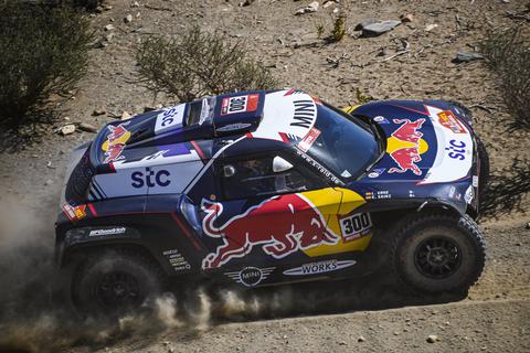 Die Mini-Buggys des Astheimer X-Raid-Teams führen weiter die Rallye Dakar an. Foto: X-Raid/DPPI