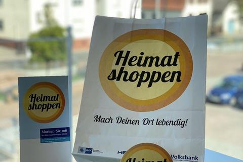 „Heimat shoppen“: An diesem Logo sind die Geschäfte zu erkennen, die sich an der Aktion beteiligen. Foto: Stadt Reinheim
